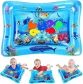 Inflatable Tummy Time Mat Premium Baby Water Play Mat for Infants and Toddlers for 3 to 24 Months Strengthen Your Baby's Muscles. 