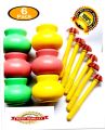 pack of 6 plastic mandhani and matka for kids. 