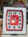 A SQUARE SHAPED HIGH QUALITY WALL CLOCK IN REASONABLE RATES. 