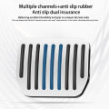 For New Tesla Model Y Launch 2025+ Juniper 2025 Foot Pedals Cover Accesories Non-Slip PC Alloy + ABS Accelerator Gas Fuel Brake.