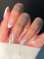 12pcs Glossy Wine Red Press On Nails - Medium Almond Long Shape Nails for Women, Easy to Apply & Durable for Daily Wear & Special Occasions, Quick Manicure, Smooth Finish. 