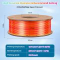 Multicolor 3D Printer Filament,Dual/Tri Color 1.75mm PLA Silk Shiny Printing Filament,250g(0.55lbs) Fit Most FDM 3D Printer. 