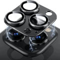 Metal armor Camera Lens Protector Glass For iPhone 14 15 Pro Max Back Lens Protective Film For iPhone 15 14 Plus Full Cover. 