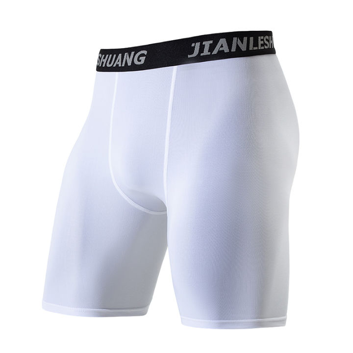 1/5%20Pcs%20Men's%20Plus%20Size%20Black%20And%20White%20Long%20Sports%20Underwear%20Running%20Fitness%20Basketball%20Football%20Elastic%20Waist%20Shorts%20Teenagers%20-%20Image%207