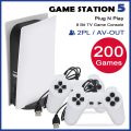 GS5 Game Station 5 Video Game Console With 200 Classic Games 8 Bit TV Console Retro USB Wired Handheld Two Game Player AV Output. 