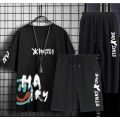 The latest three piece set for the summer of 2024, casual, fashionable, and sporty.