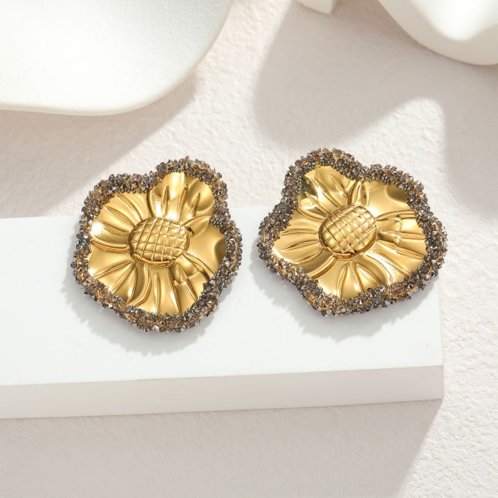 Kissmoon%20Fashion%20Exaggerated%20Flower%20Earrings%20for%20Women%20Girl%20Stainless%20Steel%20Shiny%20Stone-Edged%20Flower%20Earring%20Trendy%20Jewelry%20-%20Image%205