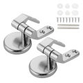 Stainless Steel Toilet Seat Hinge Universal Adjustable Replacement Flush Toilet Cover Mounting Connector Bathroom Accessories. 