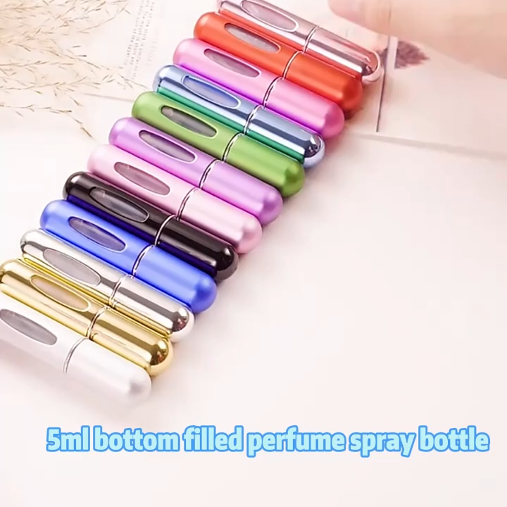 5ml Portable Refillable Perfume Bottle Travel Cologne Atomizer ...