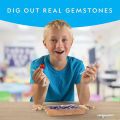 STEM Mega Gemstone Dig Kit-dig and discover gem stone crystal dig toy set child educational toy crystal mining kit Kids . 