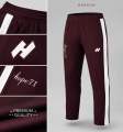 Hope71 Men’s Luxury Side Stripe Trouser | Premium Track Pant – Maroon. 