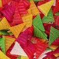 Small Triangle Shape Colorful Snacks 1KG. 