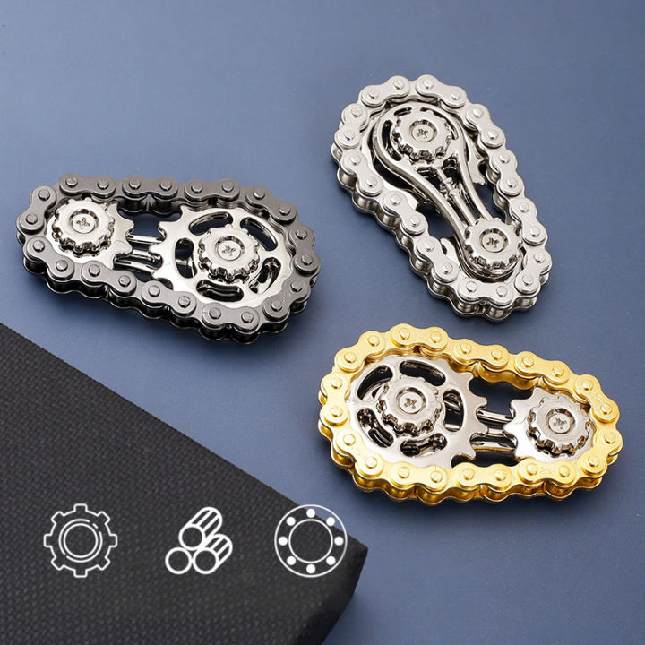 Sprockets%20Flywheel%20Fingertip%20Gyro%20Fidget%20Spinner%20Antistress%20Anxiety%20Metal%20Bike%20Chains%20EDC%20Spinner%20Fidget%20Toys%20For%20Adult%20Kids%20-%20Image%205