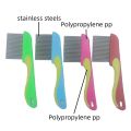 Stainless Steel Fine Tooth Pet Combs for Dogs & Cats Grooming Brushes to Clean Fleas Ticks Dandruff Tangles & Knots. 