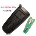 Jingyuqin Remote Smart Car Key 434MHZ For MG Morris Garages MG6 MG550 Roewe 550 E550 With ID46 PCF7941 Chip Fob 3 Buttons. 