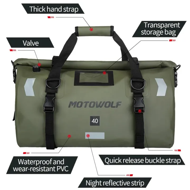 Waterproof%20Motorcycle%20Tail%20Bag%20Travel%20Outdoor%20Dry%20Luggage%20Roll%20Pack%20Bag%2040/66%20Motorbike%20Luggage%20Backpack%20Motorcycle%20Seat%20Bag%20-%20Image%207