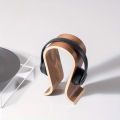 Headphone Stand U-Shaped Wooden, Wooden Headphone Stand Desktop Headphone Display Stand, Suitable for Almost All Headphones..