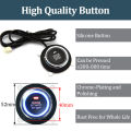 Hippcron Car Alarm Start Stop Button Engine Keyless Entry System Push Button Starter Stop Auto. 