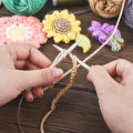 40cm Circular Knitting Needles Width 2-8mm Aluminum Knitting Needles Crochet Needles Knitting Pins For DIY Craft Weaving Tools. 