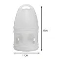 3L/5L Bird Water Drinker Parrot Parakeet Pigeon Duck Dove Water Dispenser Automatic Feeder with Hanging Handle Bird Pot. 