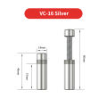 TEUCER VC-16 Graphics Card GPU Holder Vertical Telescopic Rotating Stand Magnetic Bracket Video Card Holder. 