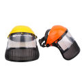 Garden Grass Trimmer Safety Helmet Hat with Full Face Mesh Protective Mask for Logging Brush Cutter Forestry Protection Upgrade. 