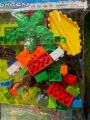 Lego House And Tree Making For Child Fun And Play. 