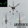 GRAMOCK Black Red Orange Silver Watch Hand Green Luminous 6PCS Per Set Fit VK63 Quartz Movement Modified Replacement Watch Parts. 
