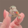 Sparkling Colorful Zircon Birds Brooch For Women Rhinestone Crystal  Animal Brooches Coat Dress Lapel Pins Wedding Party Jewelry. 