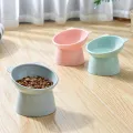 Tilted Cat Food Bowl Cat Food Dish Ergonomic Raised Cat Food Bowl Anti Vomiting Plastic Feeding Bowl Non Slip Pet Supplies. 