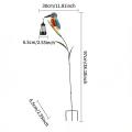 LED Solar Kingfisher Garden Statue Solar Powered Bird Light for Outdoor Waterproof Yard Decor Courtyard Landscape Unique.