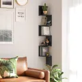 VTEC FURNITURE Modern Corner Bookcase / Display Rack / Corner Rack. 