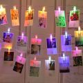 Creative LED Photo Clip String Light Room Party Decor Big Clips Fairy Lamp for Hanging Pictures Cards. 