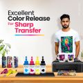 Splashjet CMYBK Sublimation Ink for Epson L130 Printers | Premium Heat Transfer Ink for Mugs, T-Shirts & More.