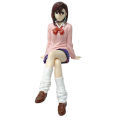 New Anime Dandadan Ayase Momo Shiratori Aira Sitting posture S.H.Figuarts Transformed Assembly PVC Model Toy Action Figures . 