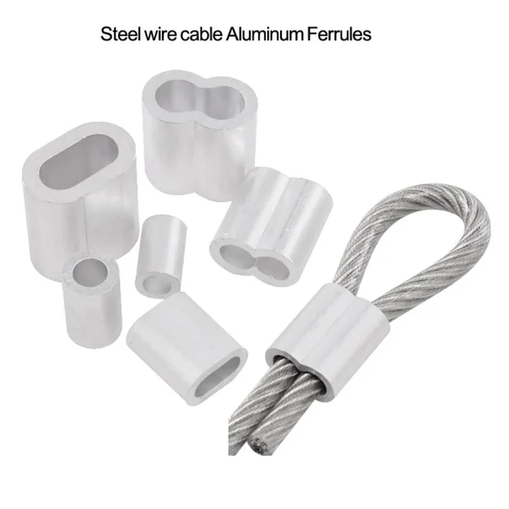 10-50Pcs%20Aluminum%20Cable%20Stopper%20Crimp%20Rope%20Sleeve%20Wire%20Crimp%20Sleeve%20Fixing%20Clip%208-Shape%20Wire%20Ferrules%20Cord%20Lock%20-%20Image%204