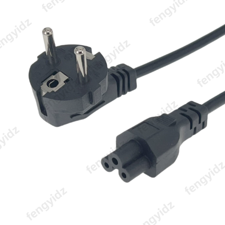 0.5M Laptop Extension Cable C5 EU Power Cord EU Power Supply Cable For      Notebook Power Adapter