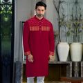 Stylish and Fashionable Export Quality Lilan Cotton Panjabi For Men..