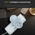 Tuya WIFI Thermostat Socket Digital Display Smart Thermostat Touch Screen Home EU Temperature Regulation For  Home Alexa. 