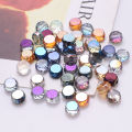 70pcs Jewelry Diy Making Crystal Accessories Flatback Round Bead 8mm Faceted Glass Loose Beads Cheap Beading Wholesale In Bulk. 