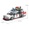 MOC Creative Ghostbusters ECTO-1 Vehicle Technical Building Blocks Racing Car Model Car Assembly Bricks  for Kids. 