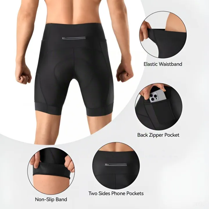 Men's%20Performance%20Cycling%20Shorts%20with%203D%20Pad,%20Road%20and%20Mountain%20Breathable%20Quick-Dry%20with%203%20Pockets%20Bike%20Shorts%20-%20Image%203
