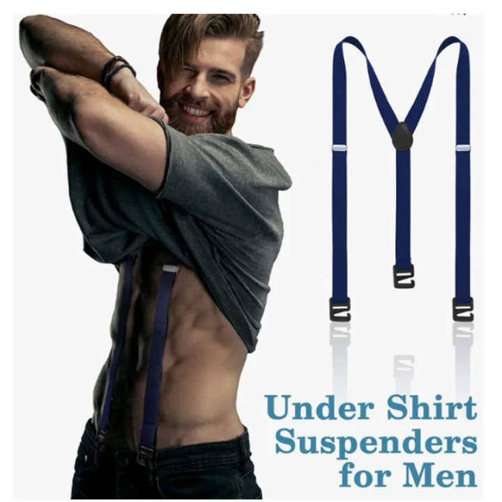 Solid%20Color%20Suspenders%20for%20Men%20Y-Back%20Hidden%20Suspenders%20Adjustable%20Fashion%20Casual%20Suspenders%20-%20Image%204