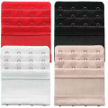 3PCS Four Rows of Three Buttons Bra Extender for Women's Elastic Bra Extension Strap Hook Clip Expander Adjustable Buckle Intim.