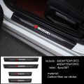 Suzuki Logo 4Pc Door Sill Plate Sticker Suitable For All Suzuki Cars Door Skuff Plate Protector. 