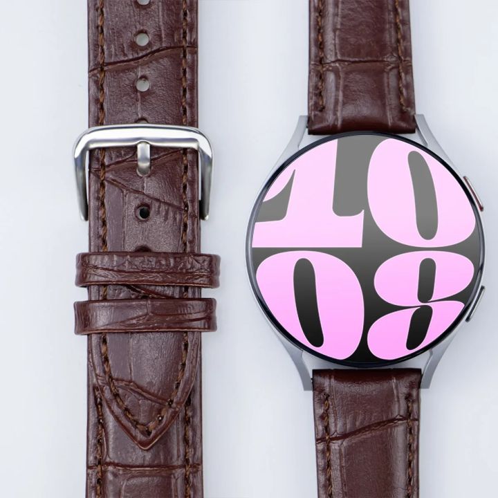 Genuine%20Leather%20Watchbands%2012/14/16/18/20/22/24%20mm%20Watch%20Band%20Strap%20Steel%20Pin%20buckle%20High%20Quality%20Wrist%20Belt%20Bracelet%20-%20Image%203