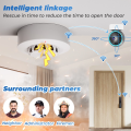 Tuya WiFi Temperature and Humidity Sensor Smoke Detector Protection Alarm Smoke House Combination Firefighters. 