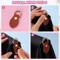 6Pcs Purse Strap Mount Hook for Handbag Sew on Leather Buckle Bag Side D-Ring Clips Replacement Clasp for DIY Bag Shoulder. 