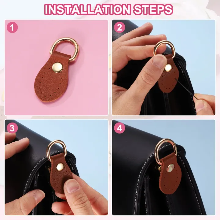 6Pcs%20Purse%20Strap%20Mount%20Hook%20for%20Handbag%20Sew%20on%20Leather%20Buckle%20Bag%20Side%20D-Ring%20Clips%20Replacement%20Clasp%20for%20DIY%20Bag%20Shoulder%20-%20Image%205
