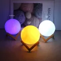 DIY LED Moon Light Galaxy Light, DIY Moon Night Light, Girl, Boy, Child, Woman Birthday Gift, Bedroom Decoration (Warm Light). 